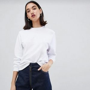 Asos white sweatshirt